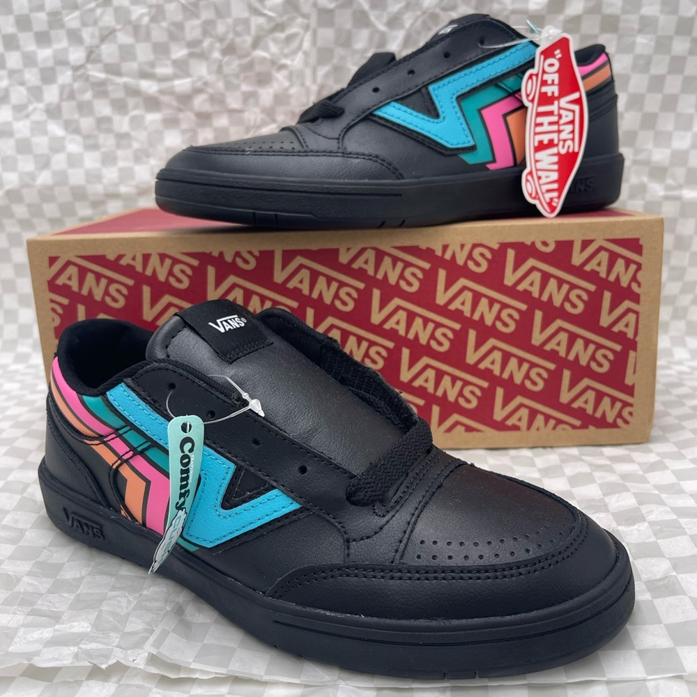 Vans Men’s Lowland Cc (Fader) Black/Multi Sneakers 
VN0A4TZY9OL - Picture 13 of 16